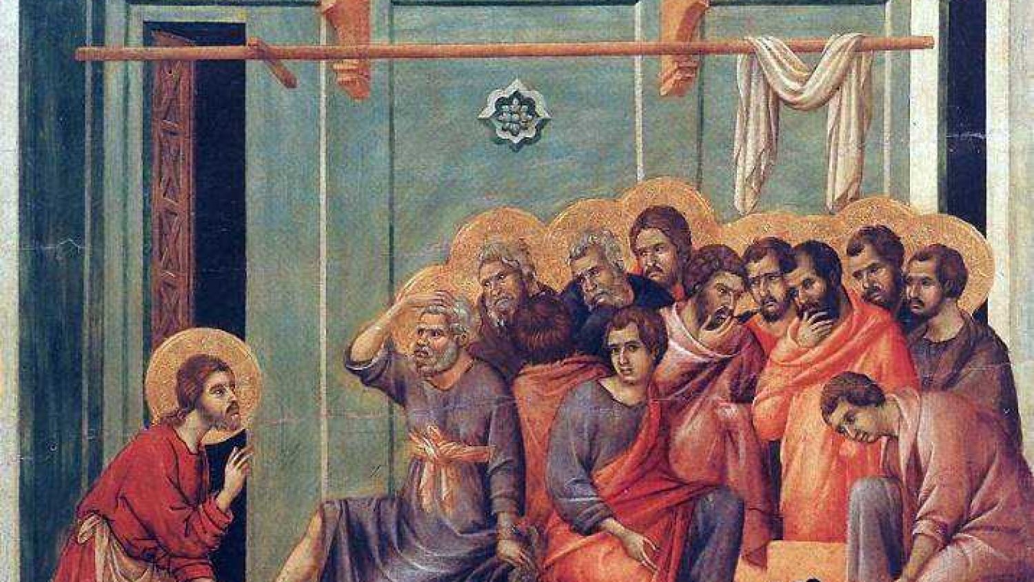 Duccio-di-Buoninsegna-Maesta-Umycie-nog-apostolom-Siena