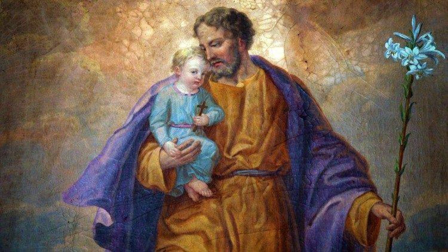 Святой Иосиф Обручник с Младенцем Иисусом